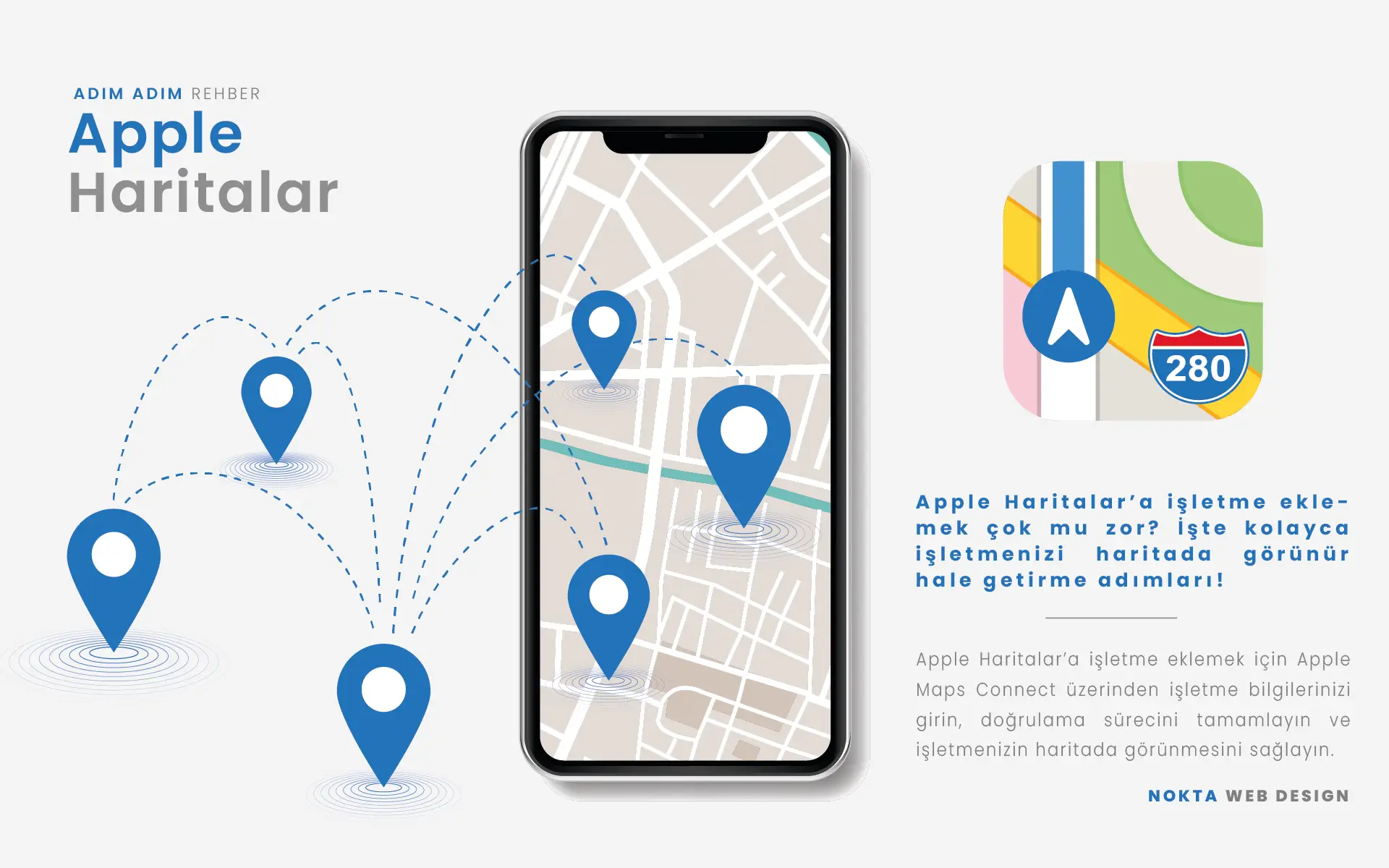 Nokta Web Design Apple Haritalar Yer Ekleme Apple Harita Kaydı