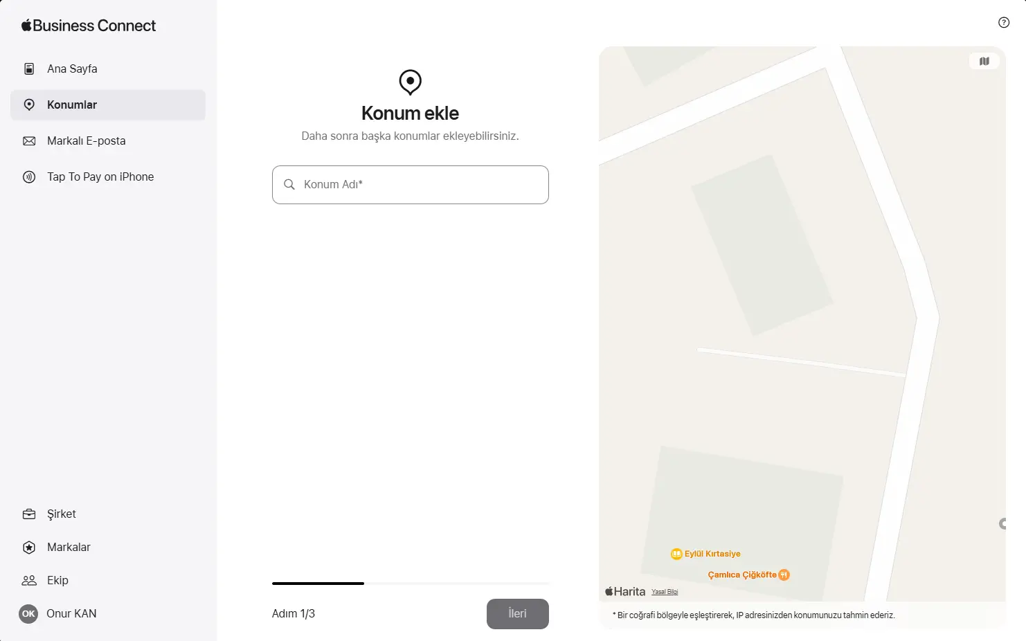 Apple Haritalara İşletme Ekleme Apple Maps Connect Rehberi 4